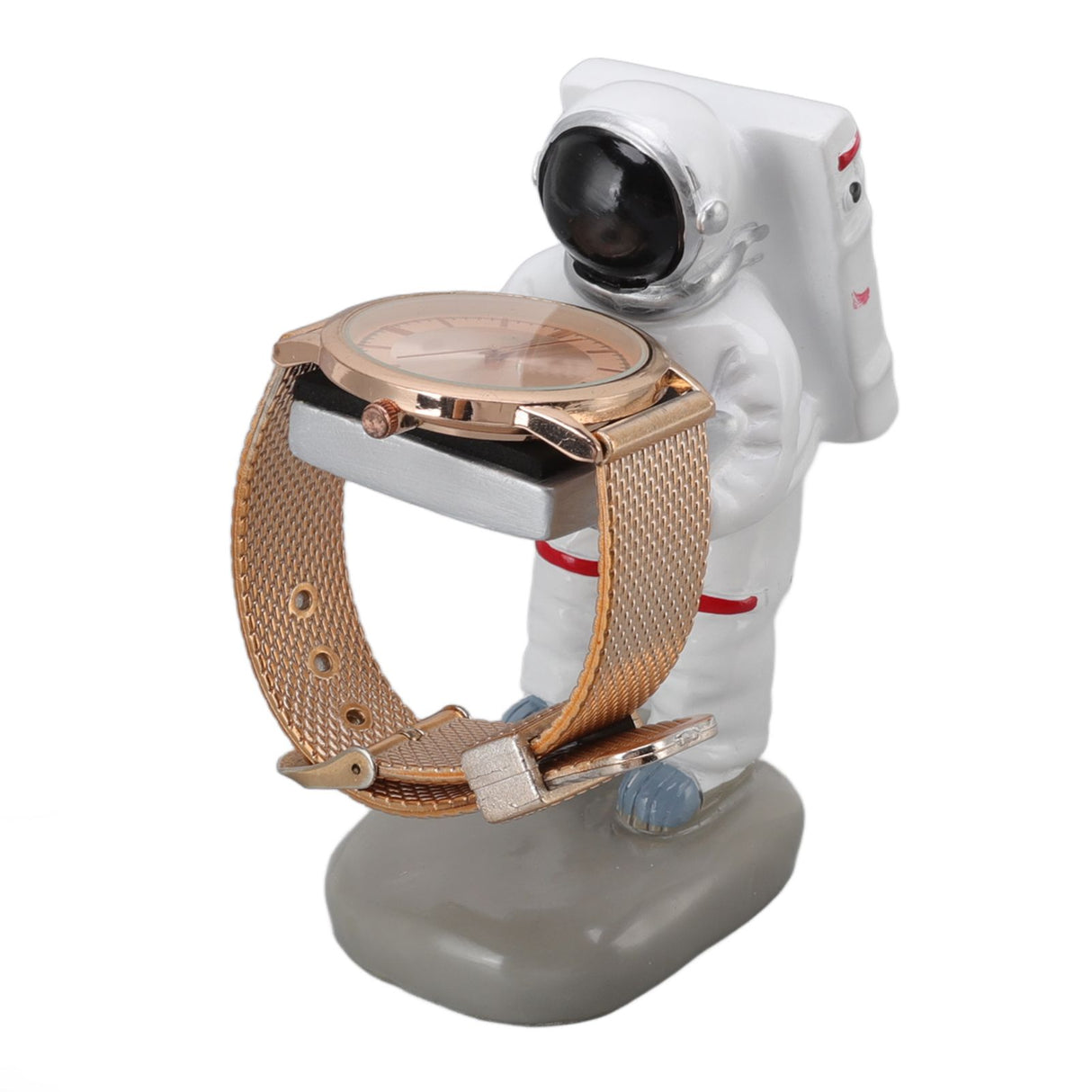 Watch Display Stand Resin Cute Figure Model Modern Multifunctional Watch Holder Rack for Jewelry Necklace Bracelet Astronaut S