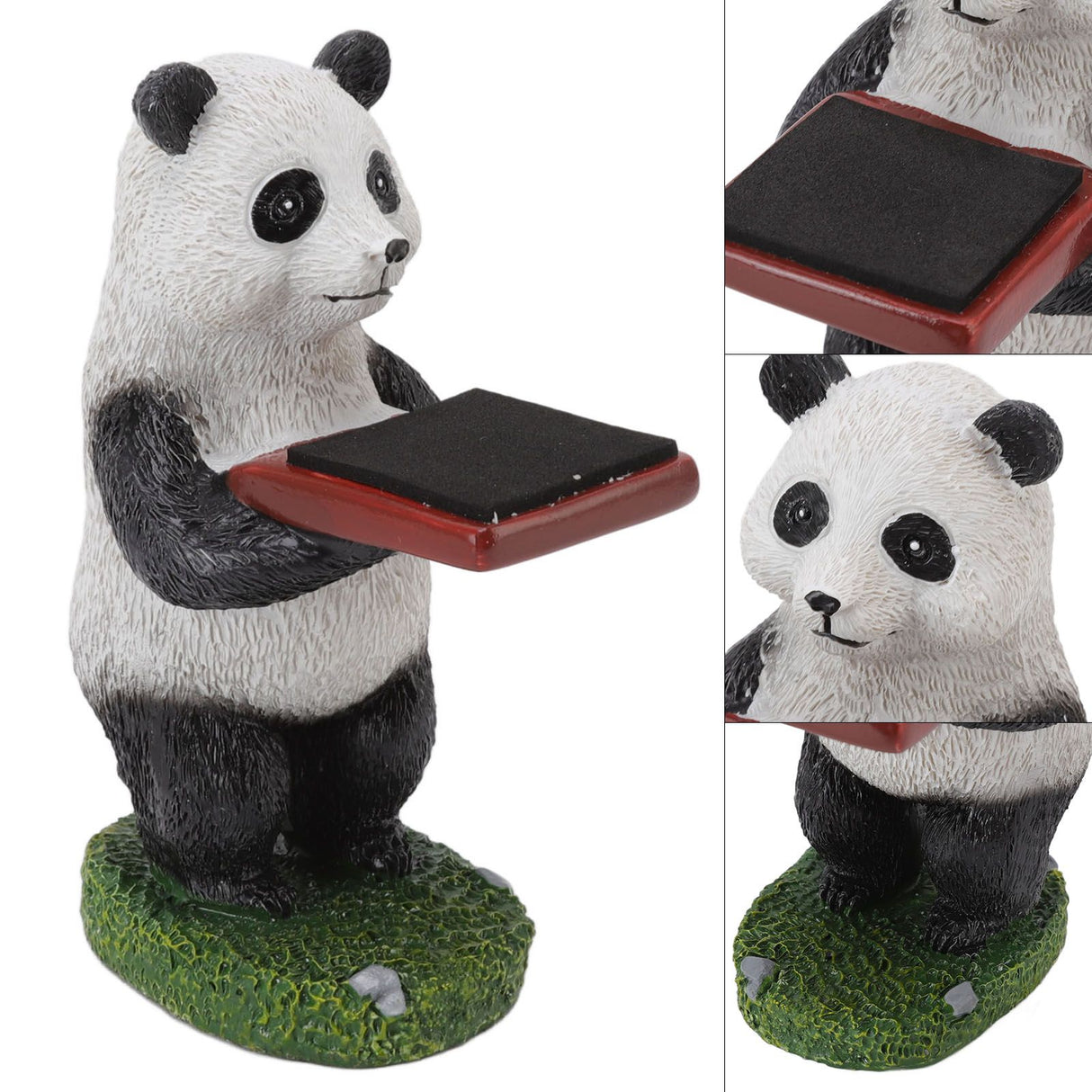 Resin Watch Stand Handmade Figurine Model Decorative Watch Display Stand for Home Panda