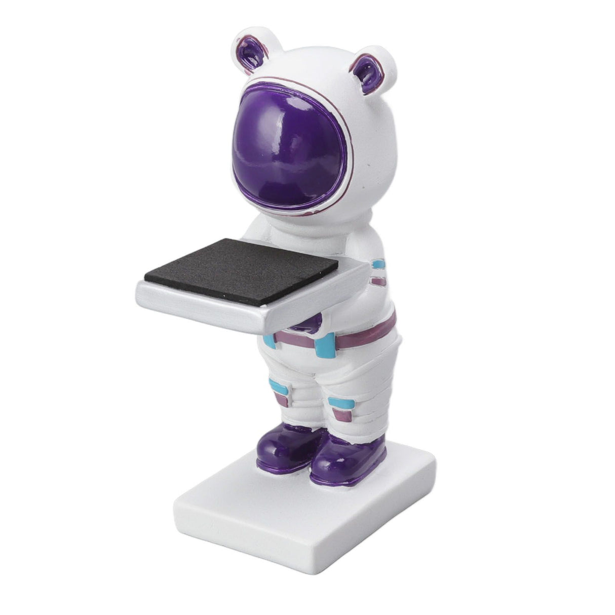 Resin Watch Stand Handmade Figurine Model Decorative Watch Display Stand for Home White Bear