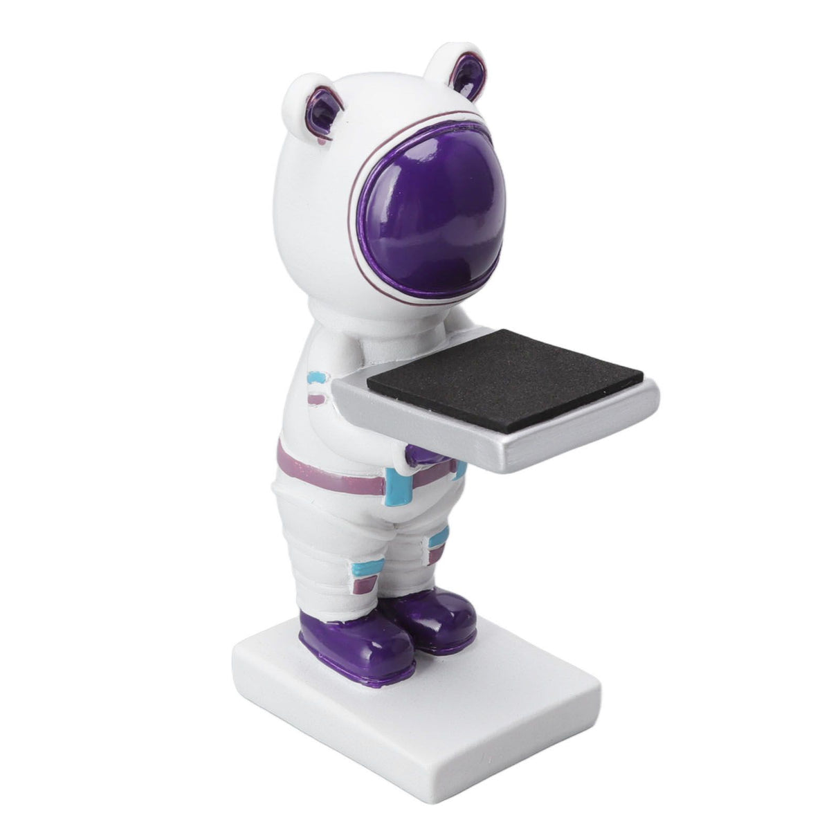 Resin Watch Stand Handmade Figurine Model Decorative Watch Display Stand for Home White Bear
