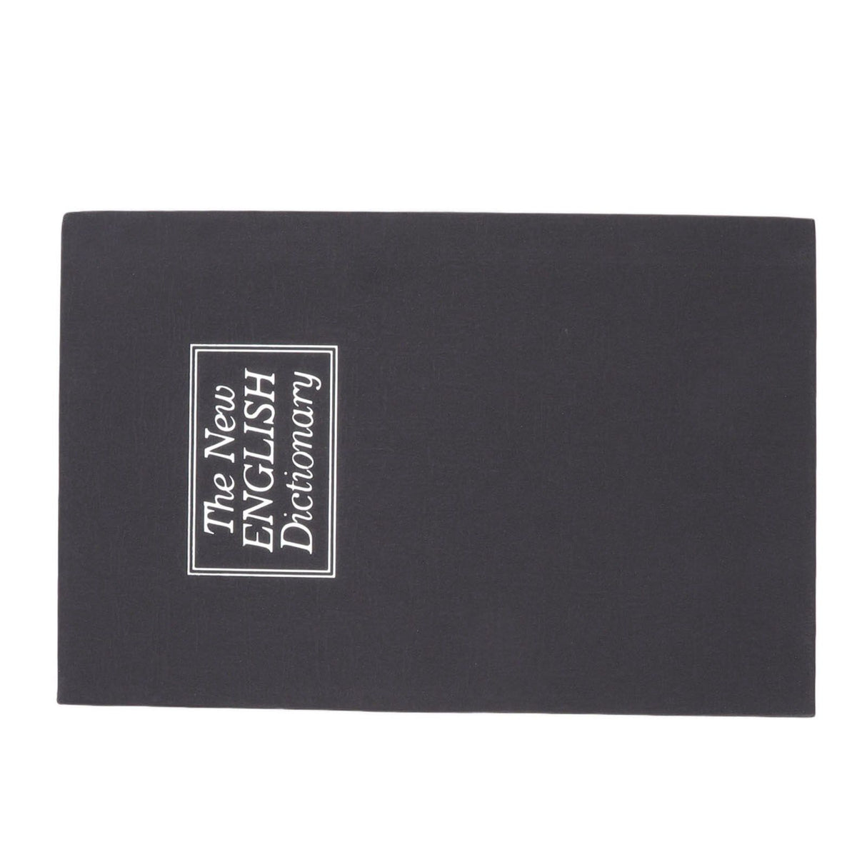 Book Safe Box Innovative Medium Dictionary Diversion Book Safe with Coded Lock for Storing Money Jewelry Cards Documents Black