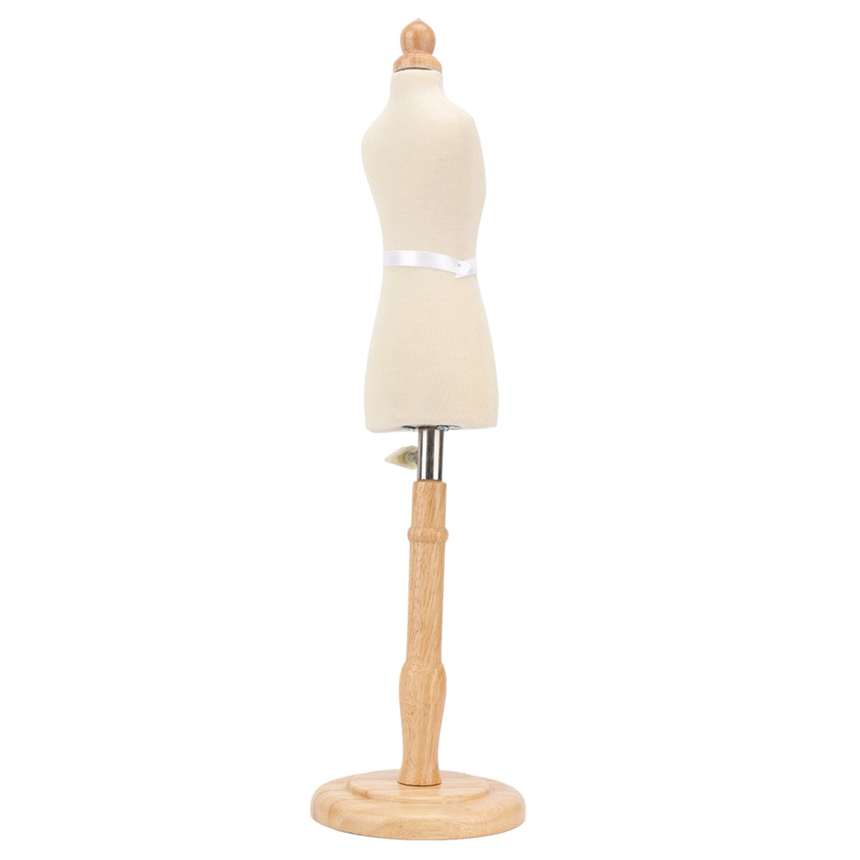 Female Dress Form Professional Beech Wood Durable Sewing Dress Form with Wooden Base for Clothing Dress Display