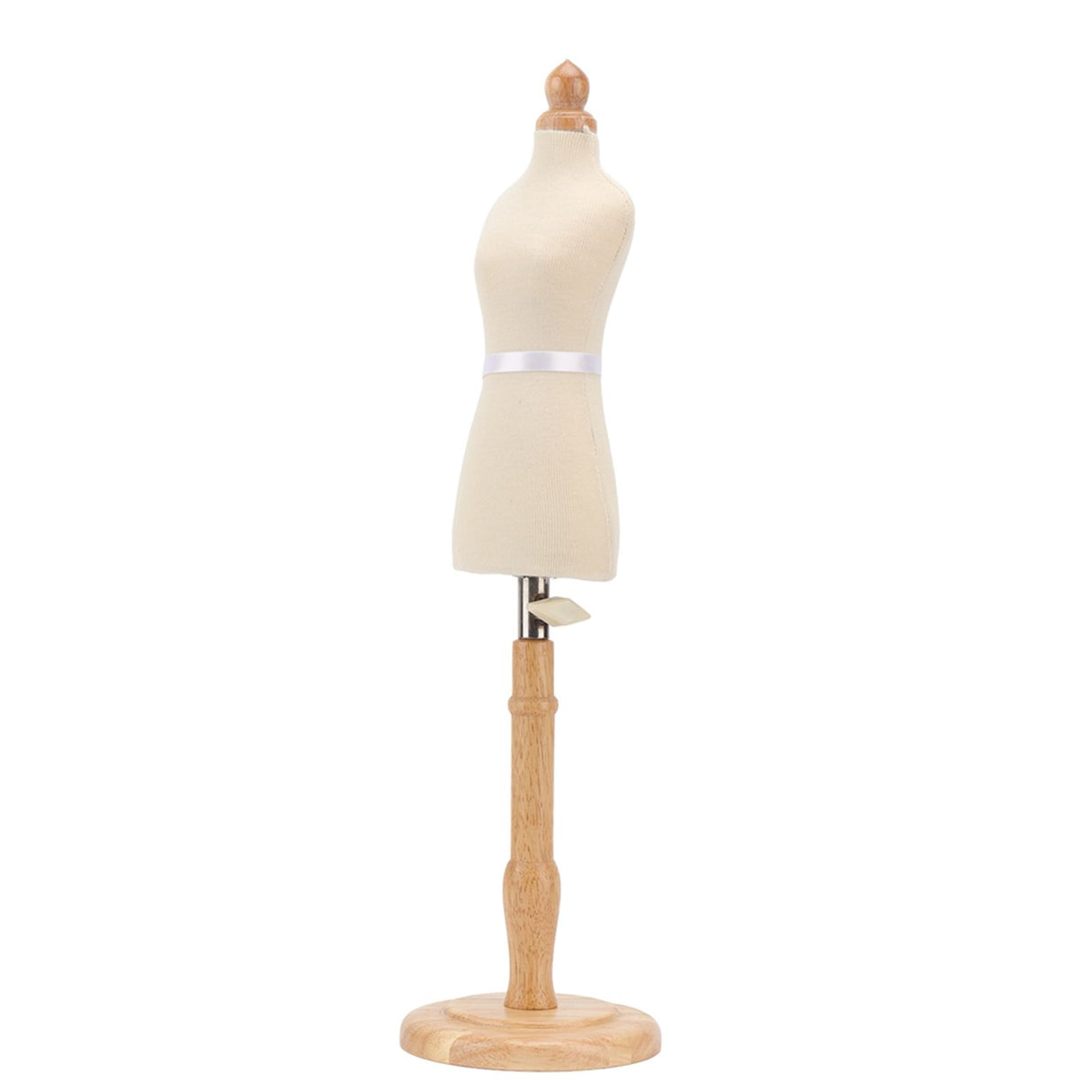 Female Dress Form Professional Beech Wood Durable Sewing Dress Form with Wooden Base for Clothing Dress Display