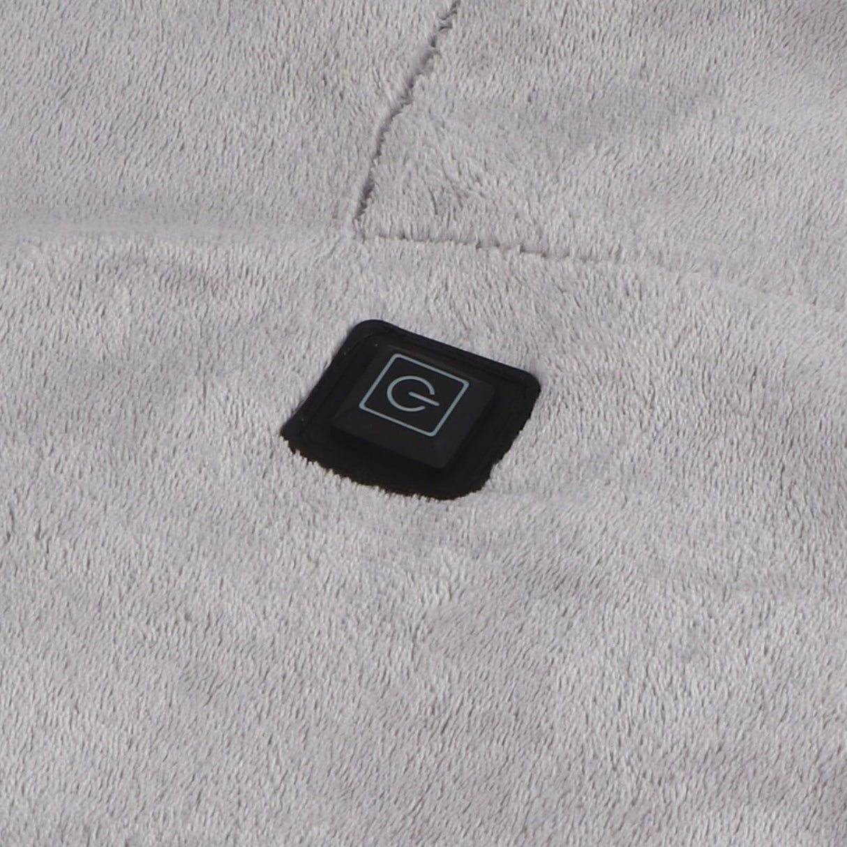 USB Heated Warm Shawl Lightweight Coral Flannel Electric Shoulder Blanket for Winter Light Gray