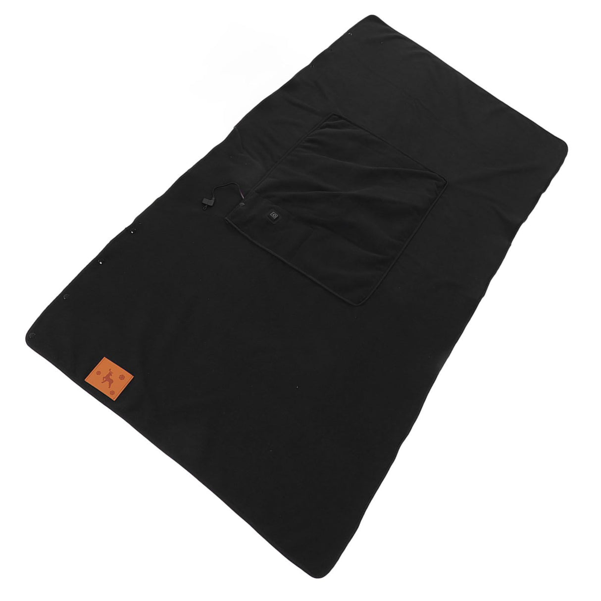 USB Warm Shawl 3 Level Temperature Adjustment Electric Throw Blanket for Shoulder Neck Legs Waist Black