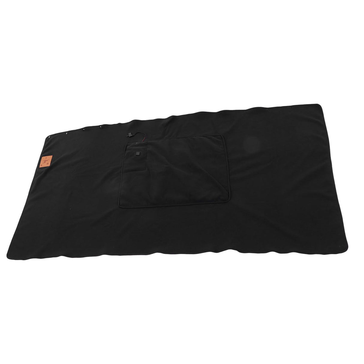 USB Warm Shawl 3 Level Temperature Adjustment Electric Throw Blanket for Shoulder Neck Legs Waist Black