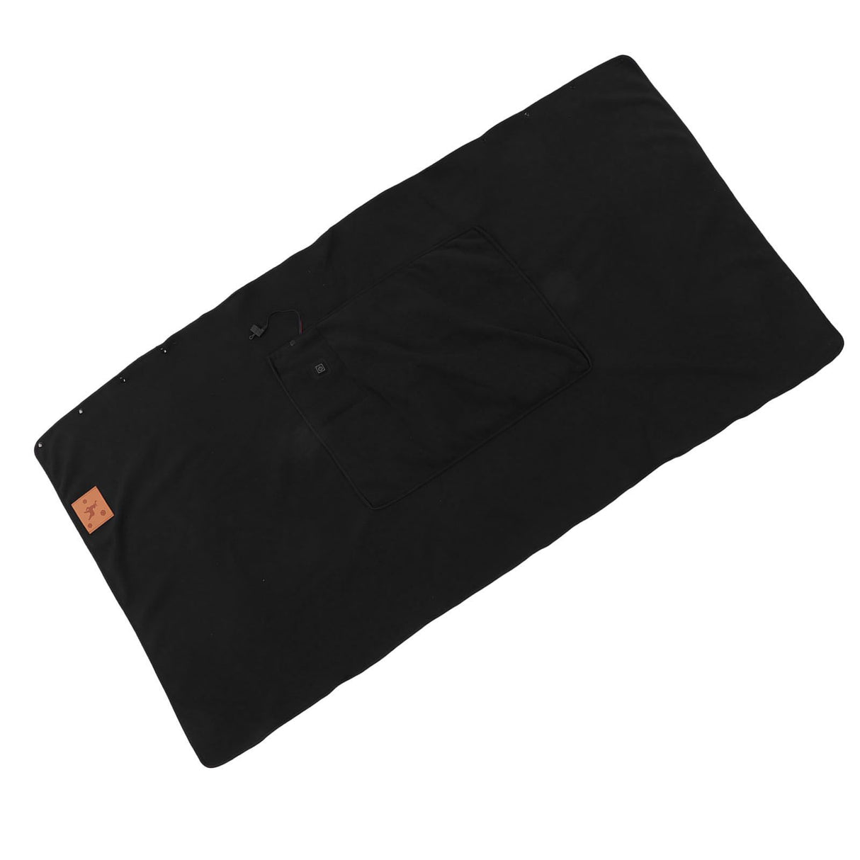 USB Warm Shawl 3 Level Temperature Adjustment Electric Throw Blanket for Shoulder Neck Legs Waist Black
