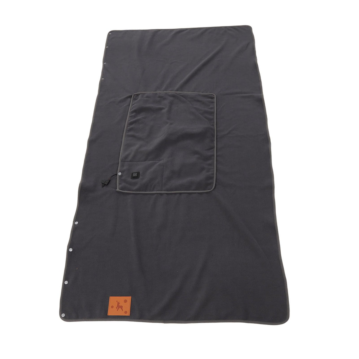 USB Warm Shawl 3 Level Temperature Adjustment Electric Throw Blanket for Shoulder Neck Legs Waist Grey