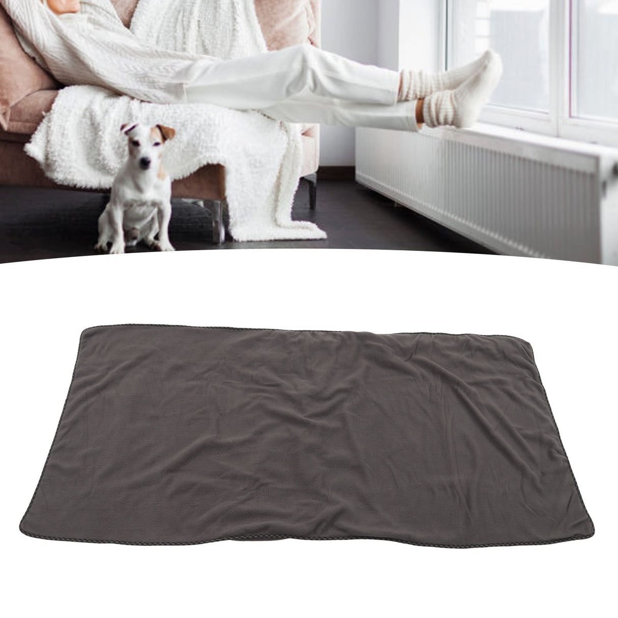 Electric Heating Blanket Fast Heating USB Electric Throw Blanket with Larger Heating Area for Students Office Workers Gray Green