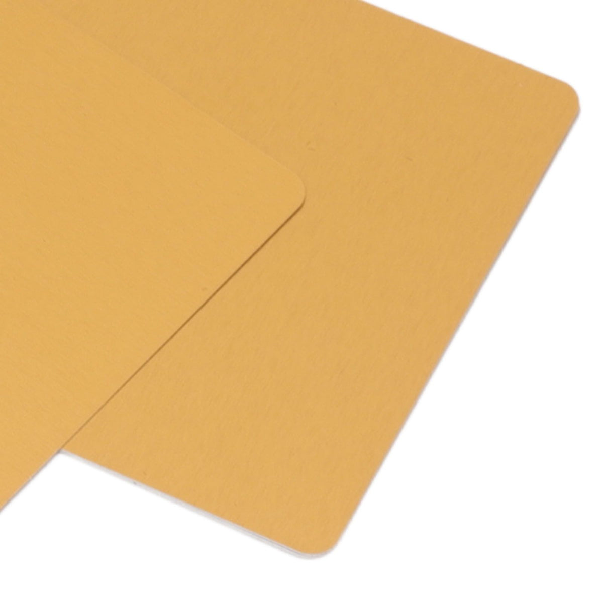50 Sheets Metal Business Card Heat Transfer Aluminum Business Cards Blanks DIY Craft Supplies Gold