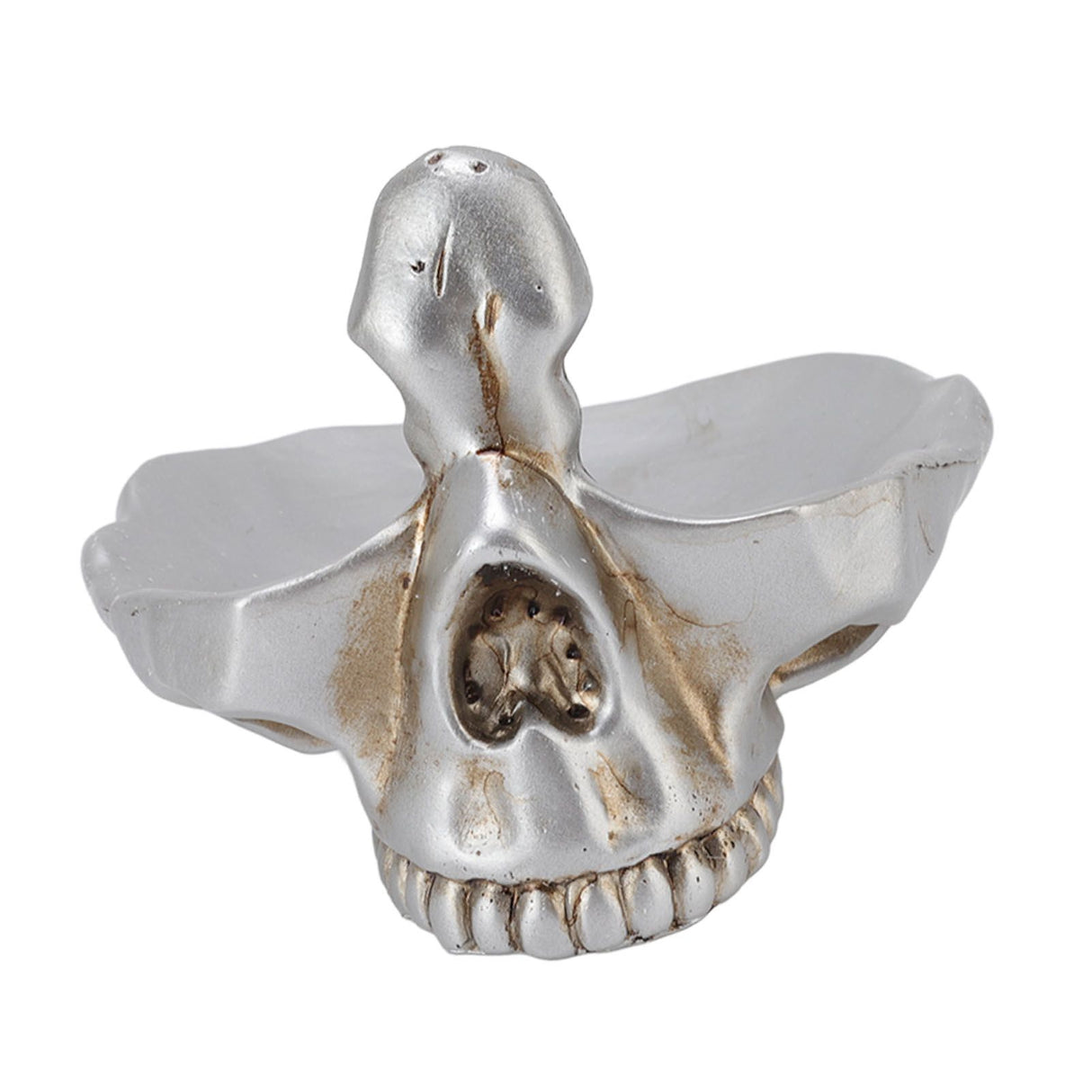 Skull Glasses Stand Decorative Synthetic Resin Statue Eyeglasses Display Holder for Home Office