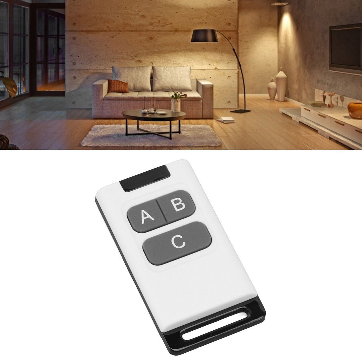 RF Remote Control Switch 433MHZ Prevent Interference Universal Wireless Remote for Light Home Appliance DIY 3 Key