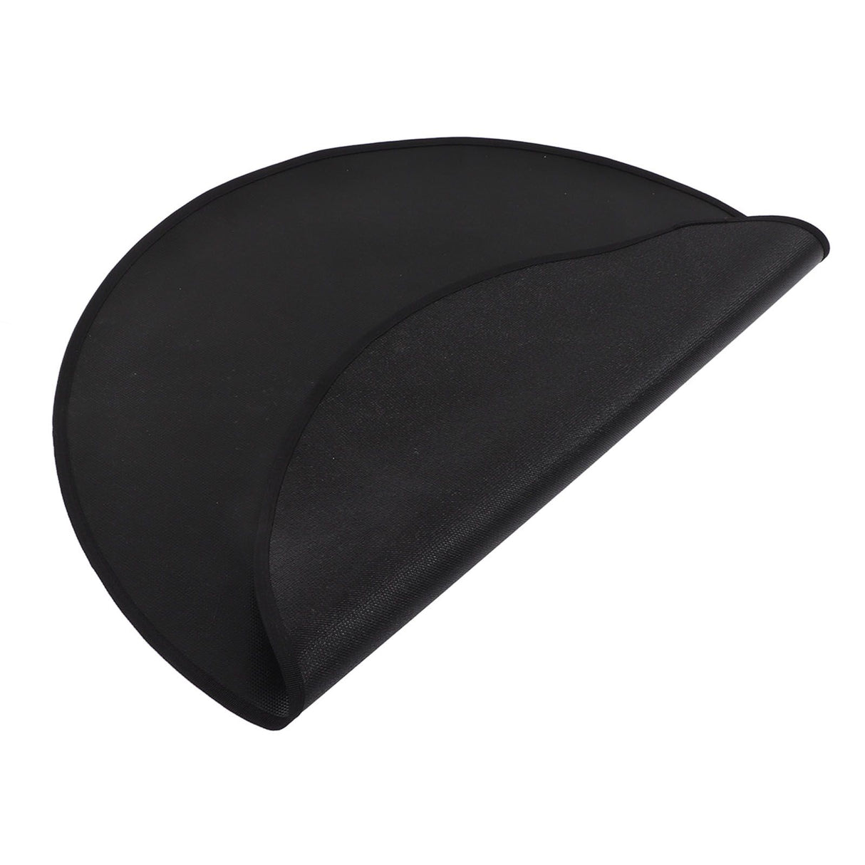 Grill Mat Fireproof High Temperature Resistance Washable Reusable Round BBQ Mat Black 24in / 60cm Dia