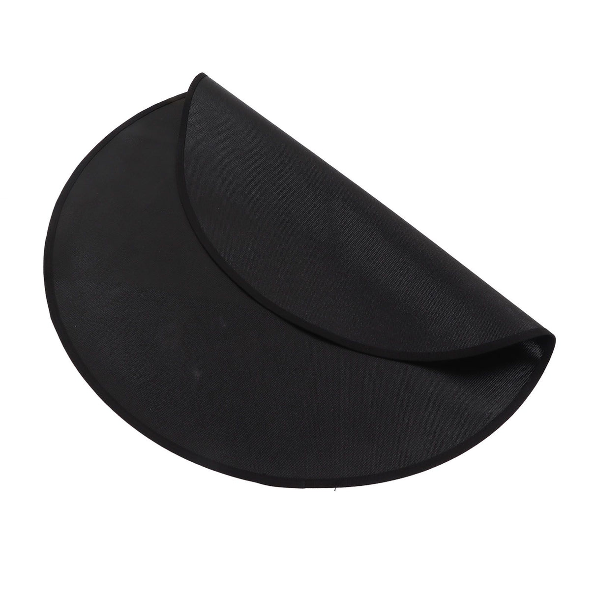 Grill Mat Fireproof High Temperature Resistance Washable Reusable Round BBQ Mat Black 24in / 60cm Dia