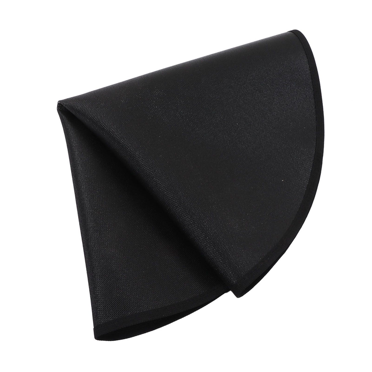 Grill Mat Fireproof High Temperature Resistance Washable Reusable Round BBQ Mat Black 24in / 60cm Dia