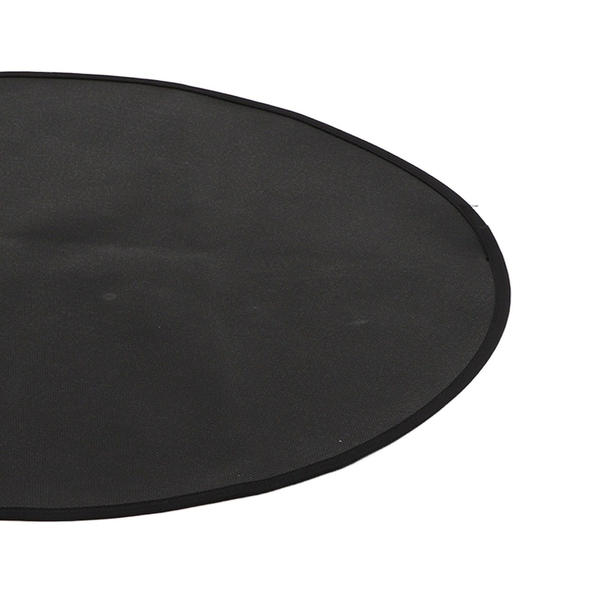 Grill Mat Fireproof High Temperature Resistance Washable Reusable Round BBQ Mat Black 24in / 60cm Dia