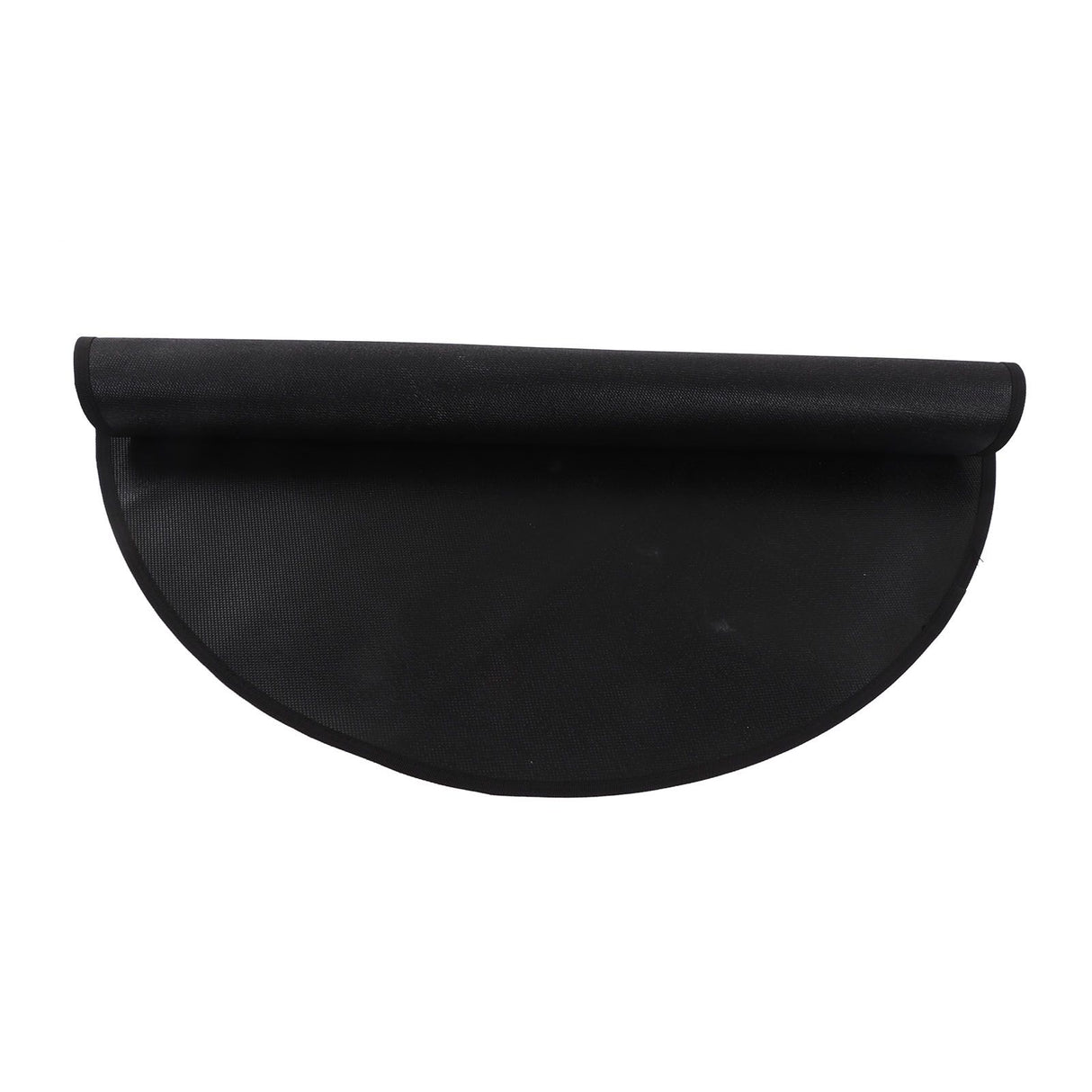 Grill Mat Fireproof High Temperature Resistance Washable Reusable Round BBQ Mat Black 32in / 82cm Dia