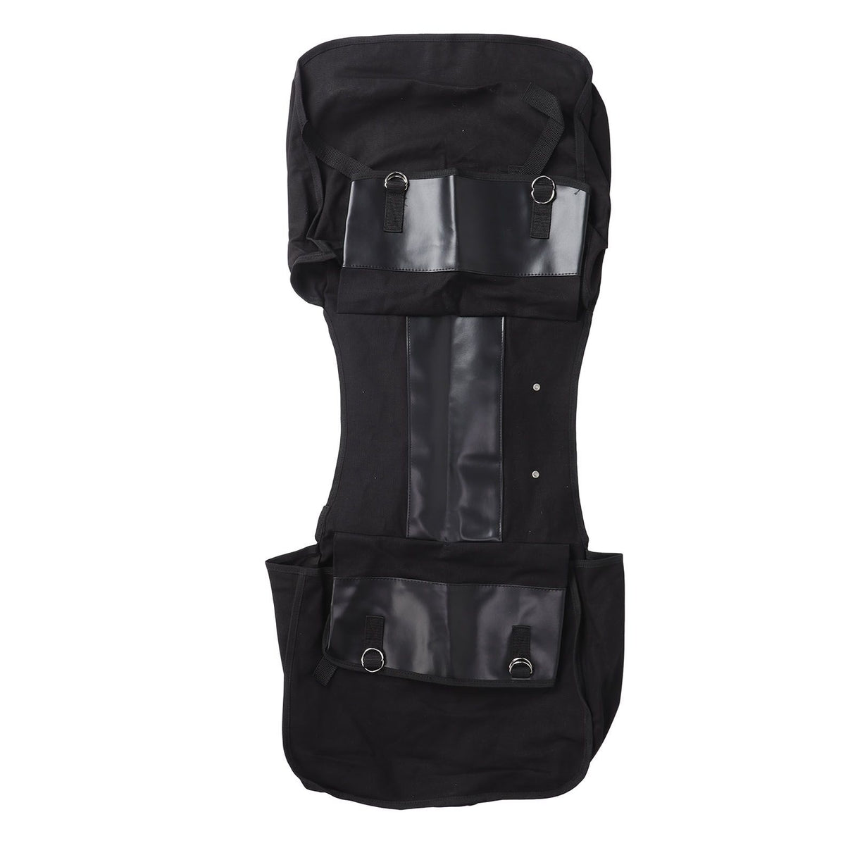 Bike Rear Seat Carrier Pack Portable Large Capacity Bicycle Rear Seat Bag for Outdoor Black