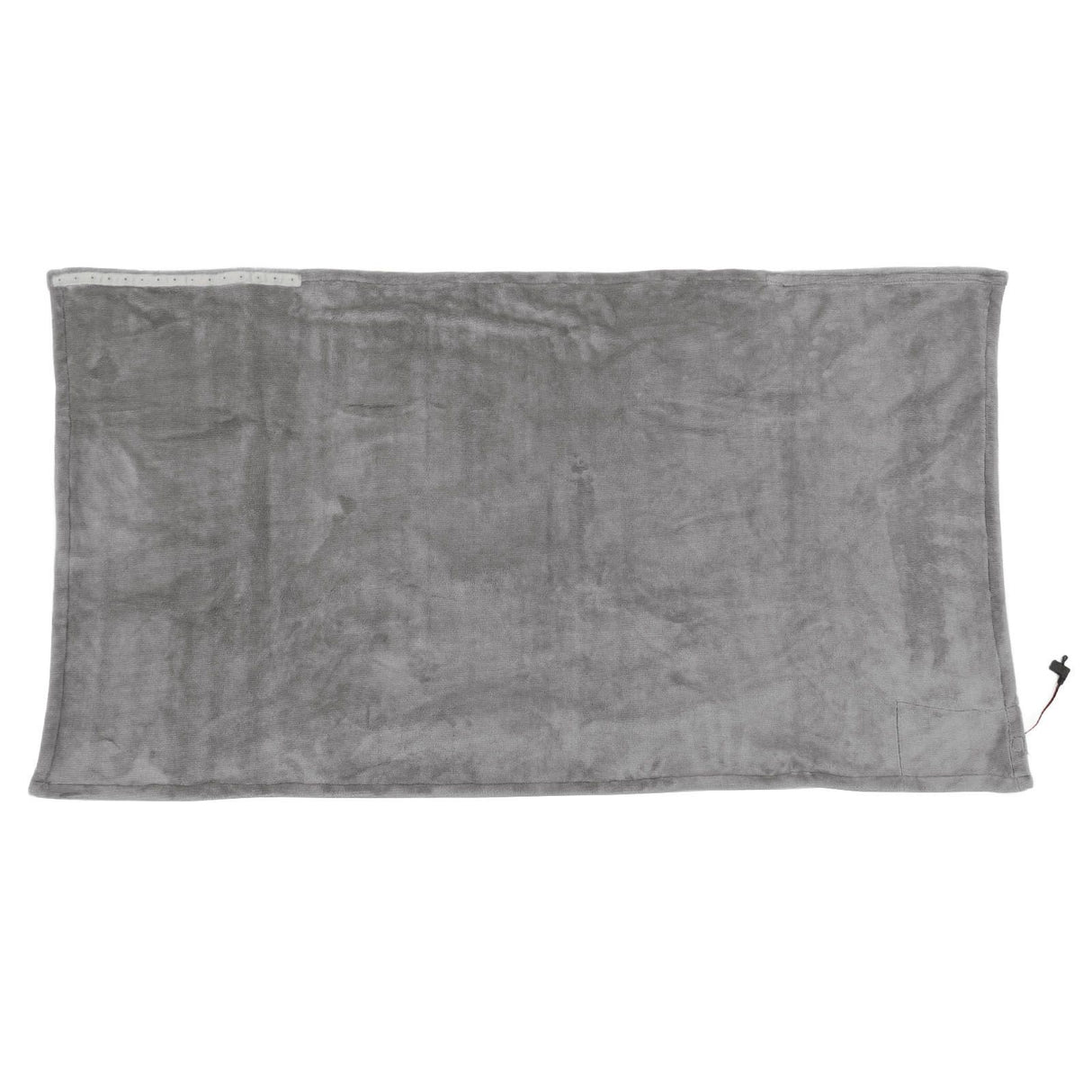 USB Electric Blanket Cozy Soft Portable Temperature Control Machine Washable Heated Shawl Throws for Car Home Travel Light Grey