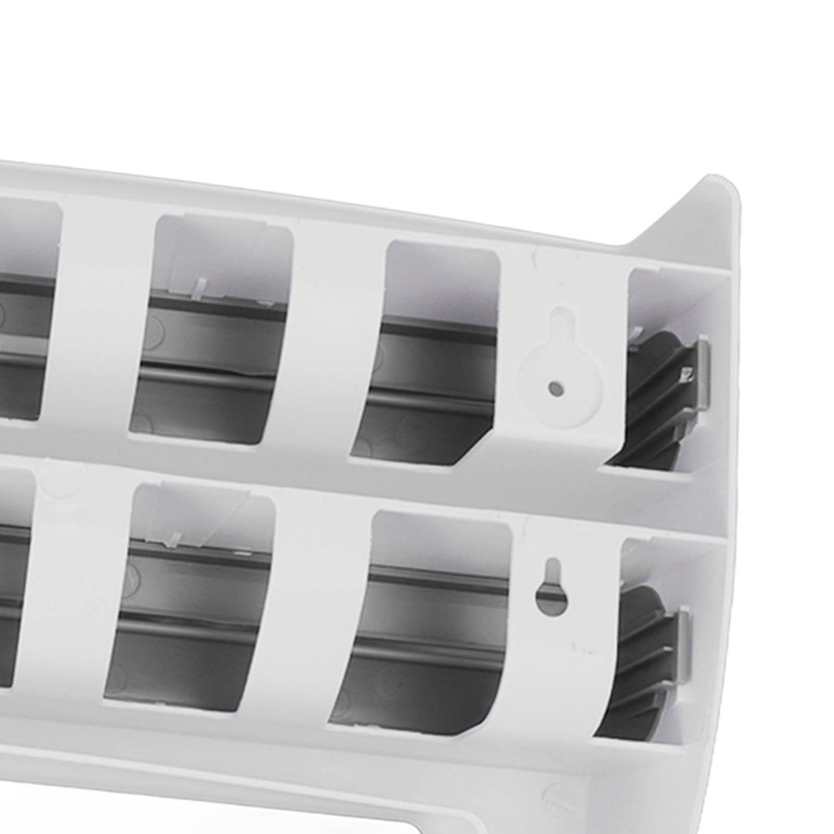Cling Film Holder Wall Mount Multifunctional Cling Film Cutter with Screws for Kitchen Grey Blue