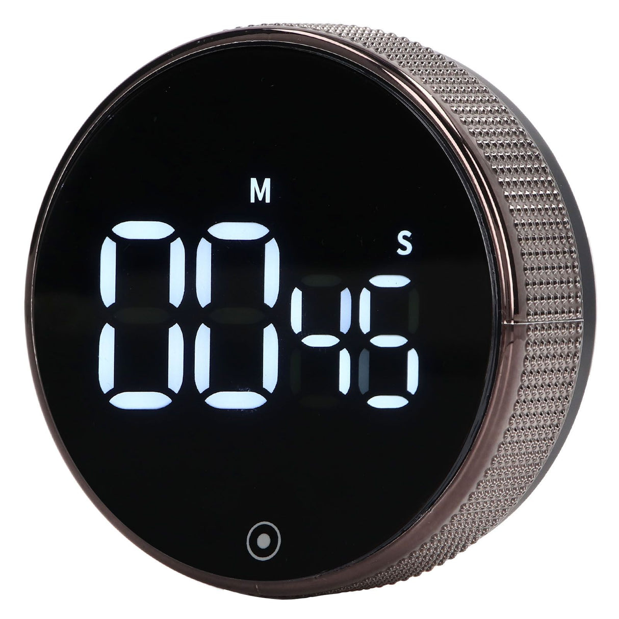 Kitchen Timer Rotating Silent Magnetic Suction Kids Study Timer LED Countdown Timer Black