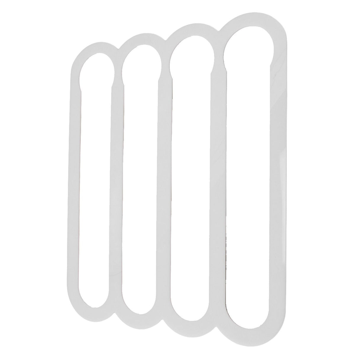 Wall Capsule Holder Compatible For VertuoLine Capsule Pods Vertically Horizontally Mounted Coffee Capsule Rack Storage White