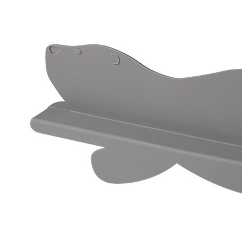 Kitchen Sink Water Splashing Guard Silicone Water Splatter Guard with Suction Cup for Dishes Washing Grey Bear
