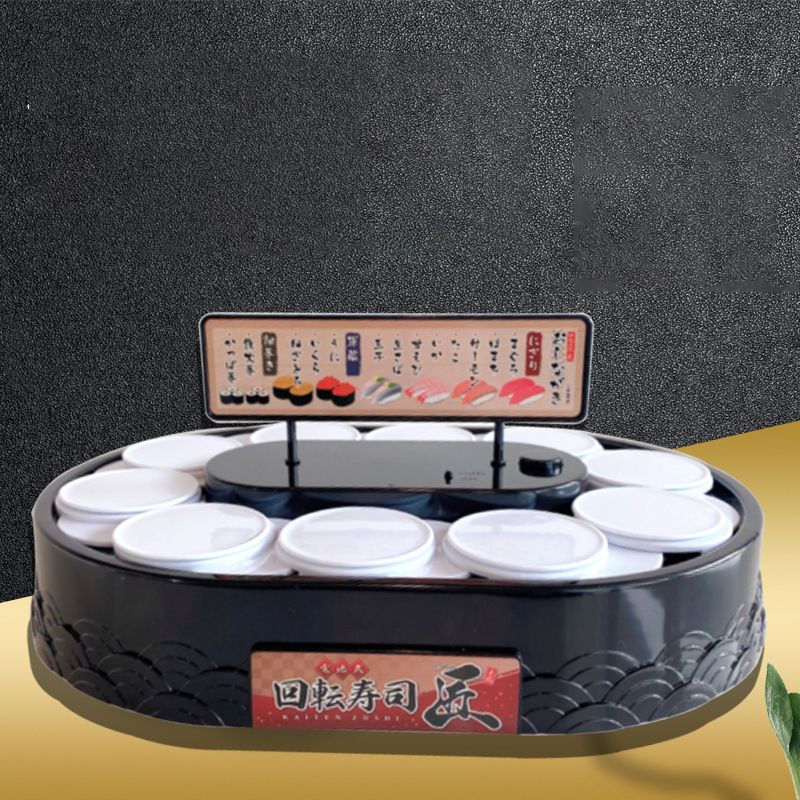 Rotating Cupcakes Machine Automatic Rotating Display Table Swing Tray for Kids Birthday Party Gifts Sushi