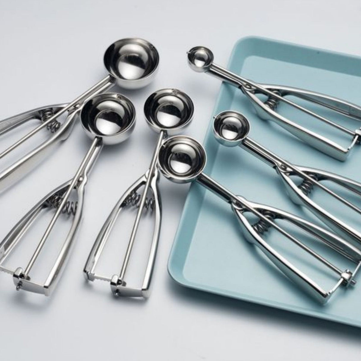 Stainless Steel Ice Cream Scoop Manual Ice Cream Ball Digger Scoop Kitchen Accessories 6cm/2.4in