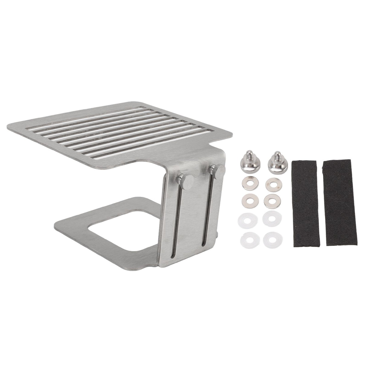 Coffee Machine Scale Rack Stainless Steel Height Adjustable Strong Weighing Rack Silver