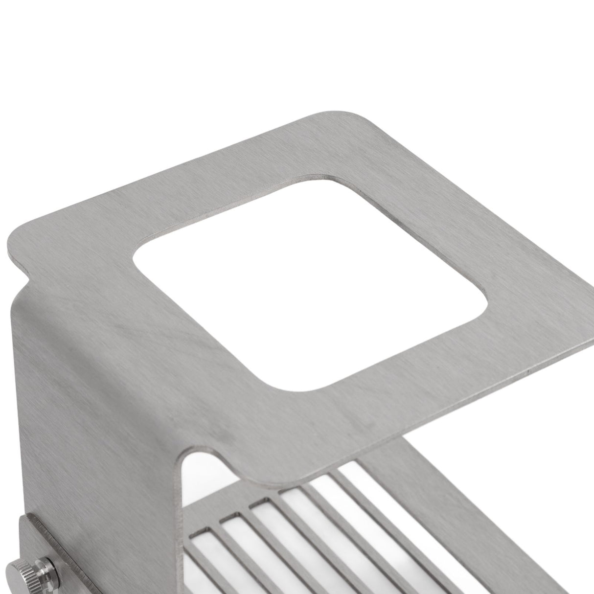 Coffee Machine Scale Rack Stainless Steel Height Adjustable Strong Weighing Rack Silver