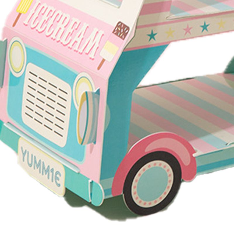 Cartoon Car Cake Stand Dessert Table DIY Disposable Paper Wedding Birthday Party Decoration 37x20x34