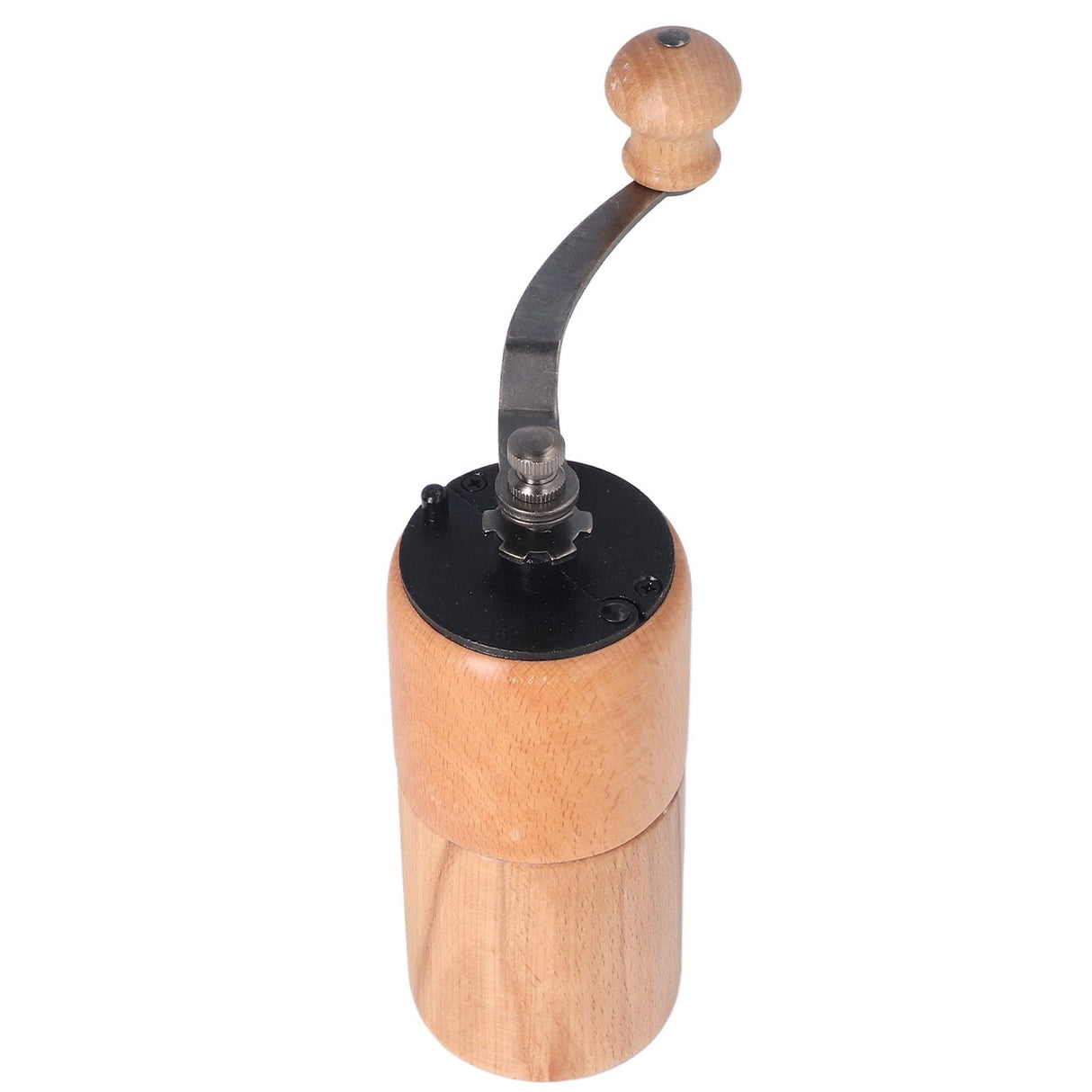 Manual Coffee Grinder Adjustable Coarseness Quiet Portable Wooden Hand Crank Coffee Mill for Home Cafe L