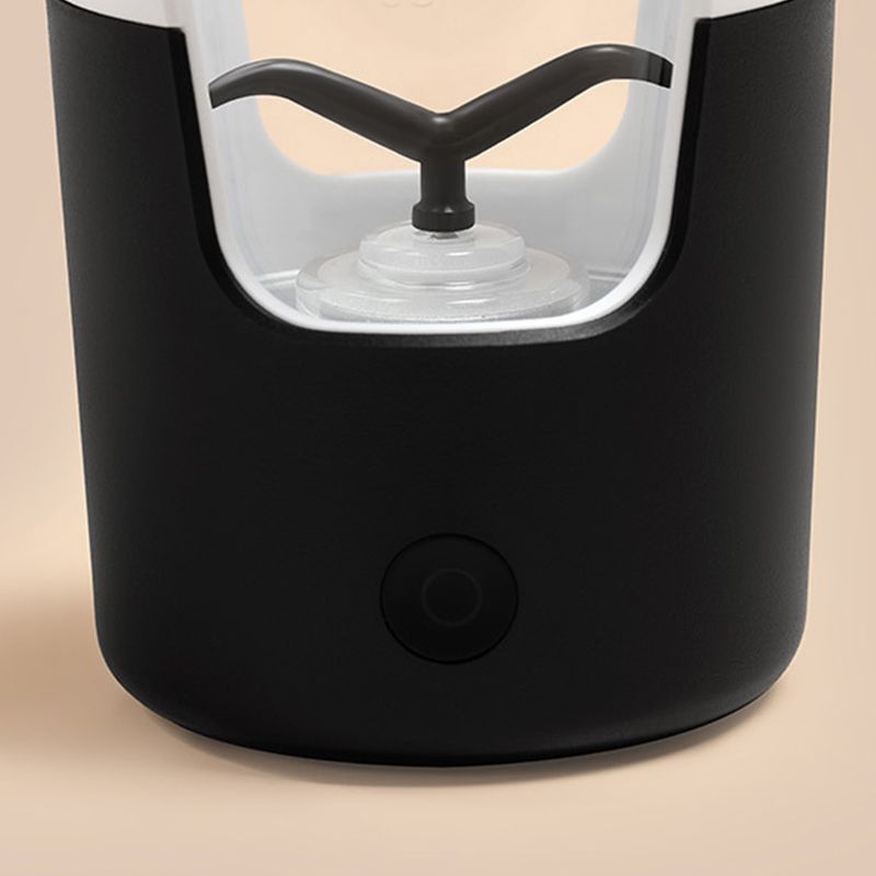 430ml Electric Mixing Mug Healthy 7000 RPM Rechargeable Self Stirring Mug with Silicone Handle for Protein Shakes Coffee Black