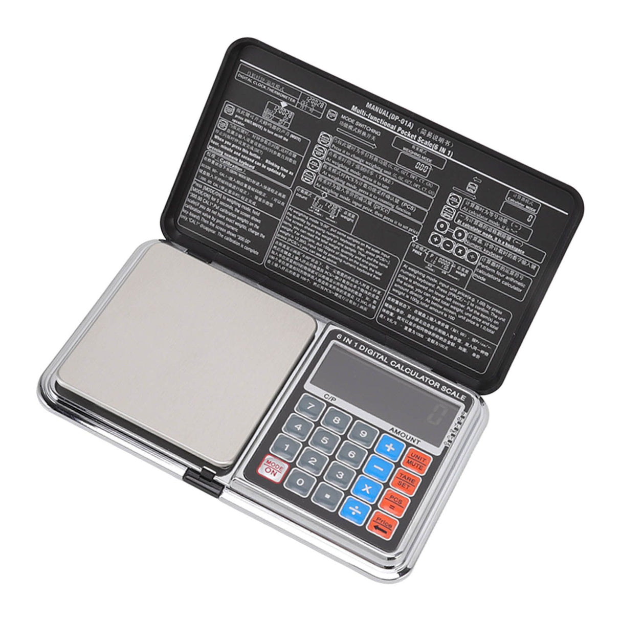 0.01/100G Digital Calculator Scale Kitchen Scale Baking Food Precise Scale with White Light Backlit Screen