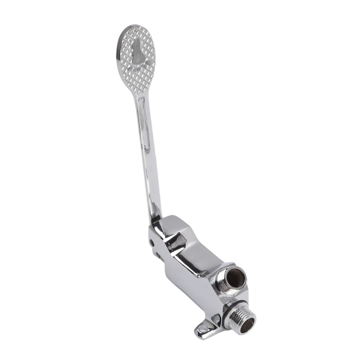 Foot Pedal Control Valve Faucet Stainless Steel Kitchen Sink Water Tap Vertical Basin Switch Faucet