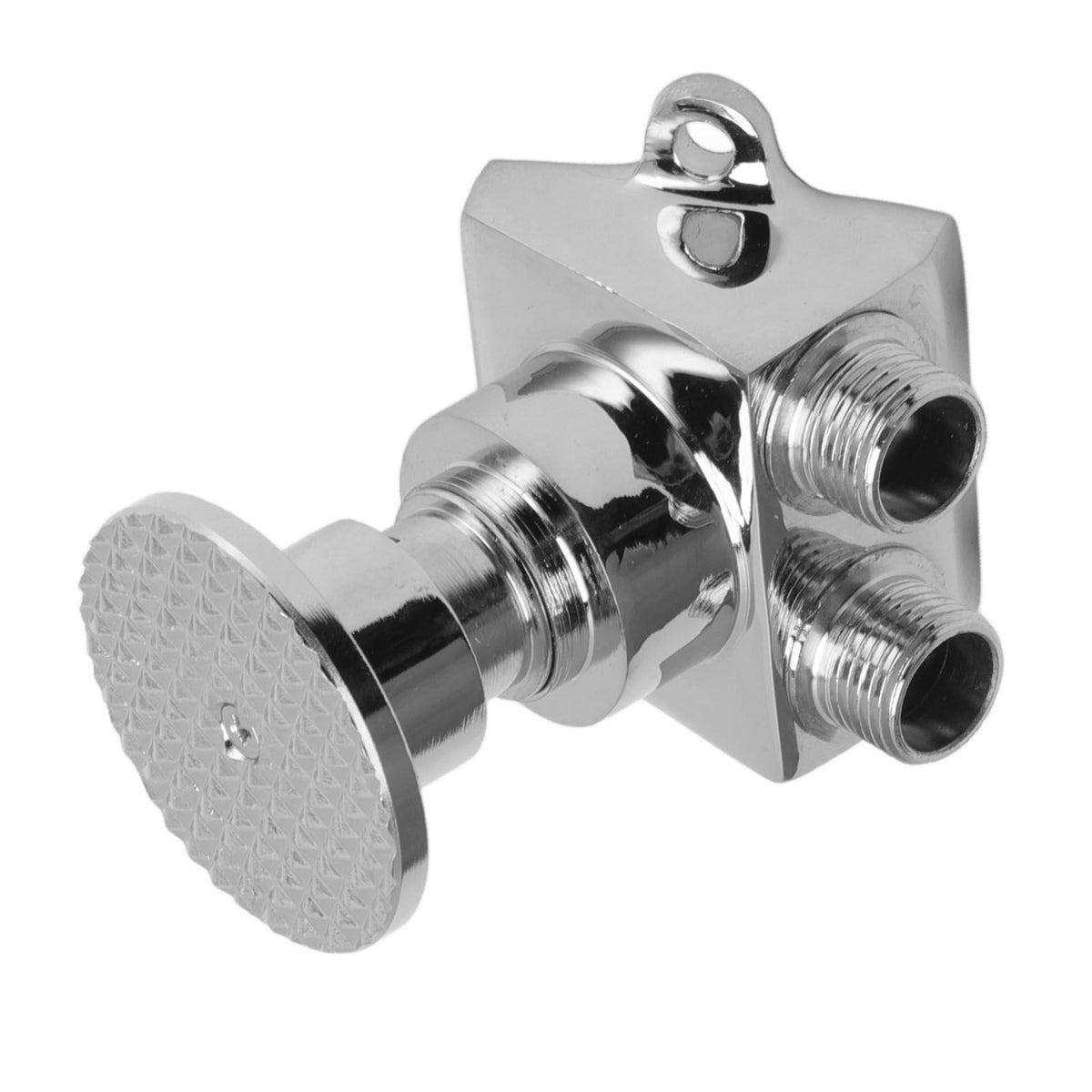 Floor Mount Pedal Valve Stainless Steel Water Saving Foot Pedal Water Tap Control Switch Valve for Public Places Double Outlet