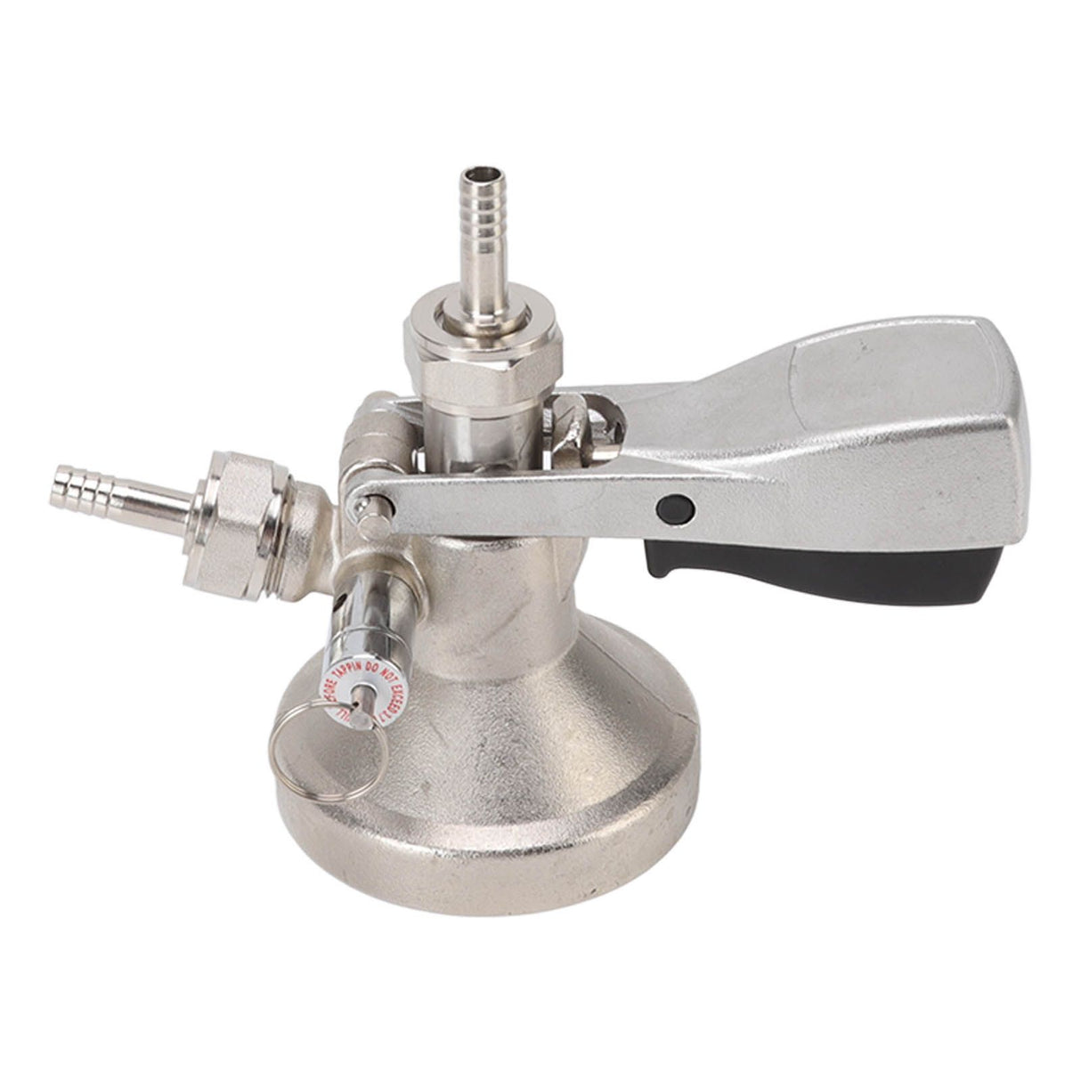 G Type Beer Keg Coupler Stainless Steel Probe Brass Body Triangular Beer Dispenser Accessory for Bar Party