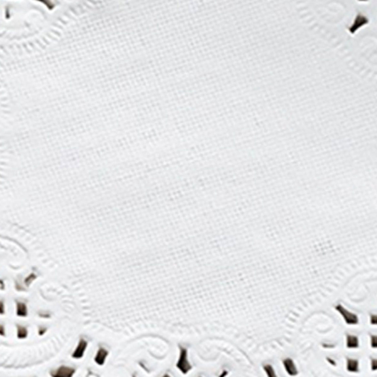 150pcs White Lace Round Paper Doilies Disposable Hollow Flower Oil Absorbing Paper for Fried Food Pizza Desserts Cake 150pcs Oil Absorbing Paper