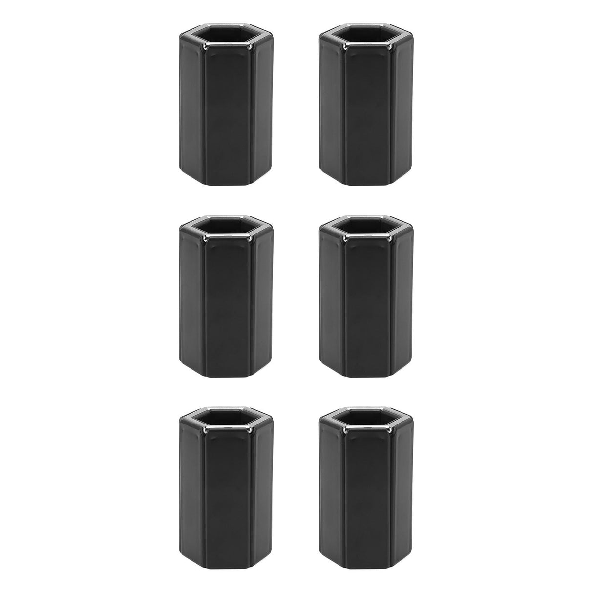 6PCS Hot Pot Heat Insulation Pad Foldable ABS Hollow Design Hot Dishes Holder for Kitchen Home
