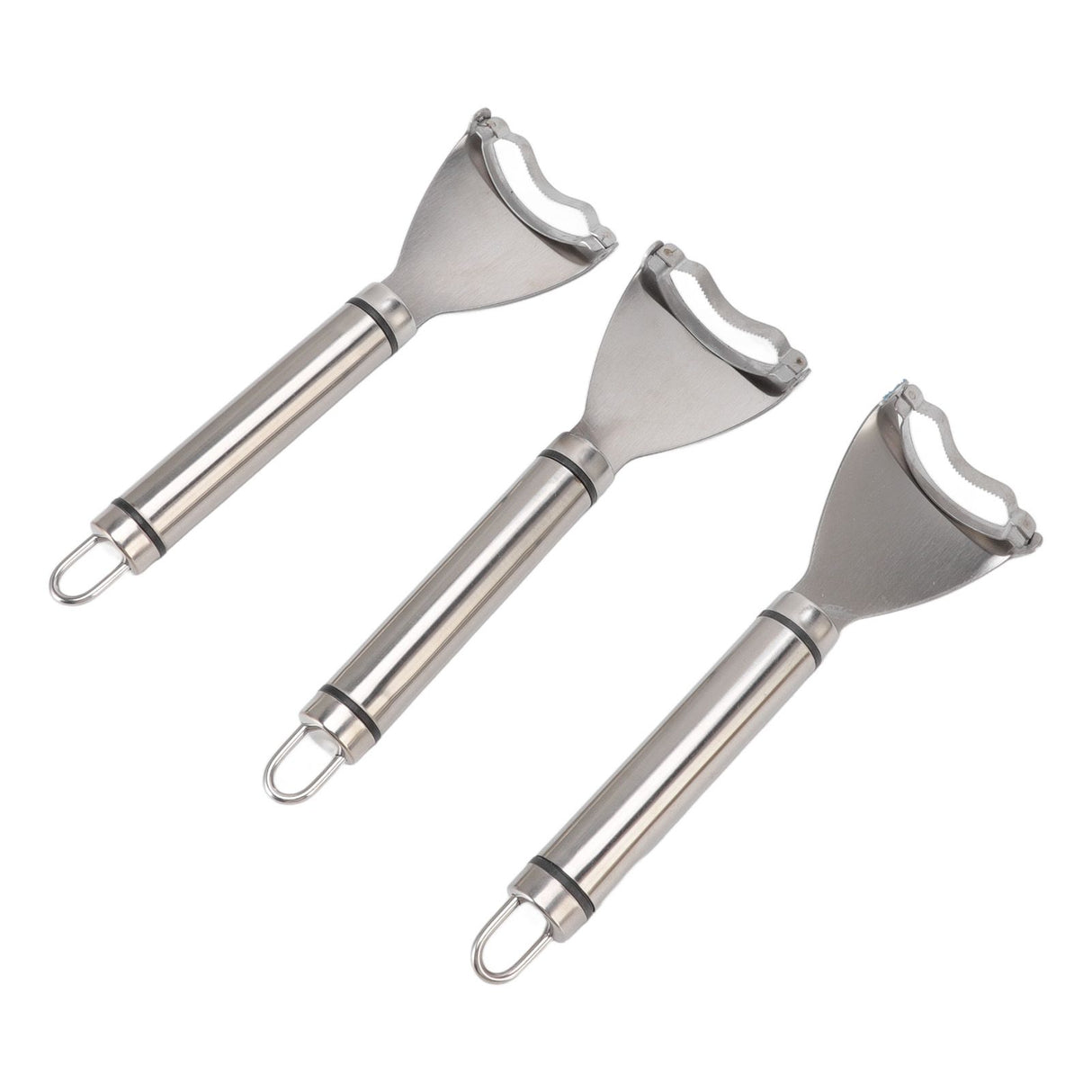 3pcs Stainless Steel Corn Cutter Peeler Safe Quick Clean Comfortable Grip Corn Thresher Planer Cutter for Kitchen