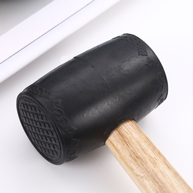 Coconut Opening Tool Opener Tool Safe Easy to Open Young Coconuts for Home Hotel Rubber Head Hammer 275x75mm