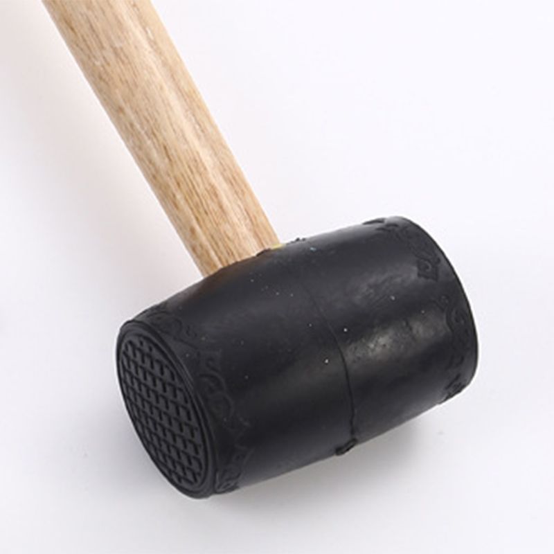 Coconut Opening Tool Opener Tool Safe Easy to Open Young Coconuts for Home Hotel Rubber Head Hammer 275x75mm