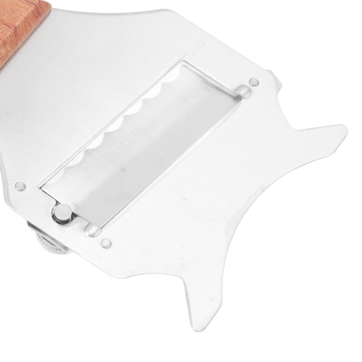 Truffle Grater Wavy Blade Wooden Handle Stainless Steel Hand Plane Cheese Grater Cutter for Chocolate