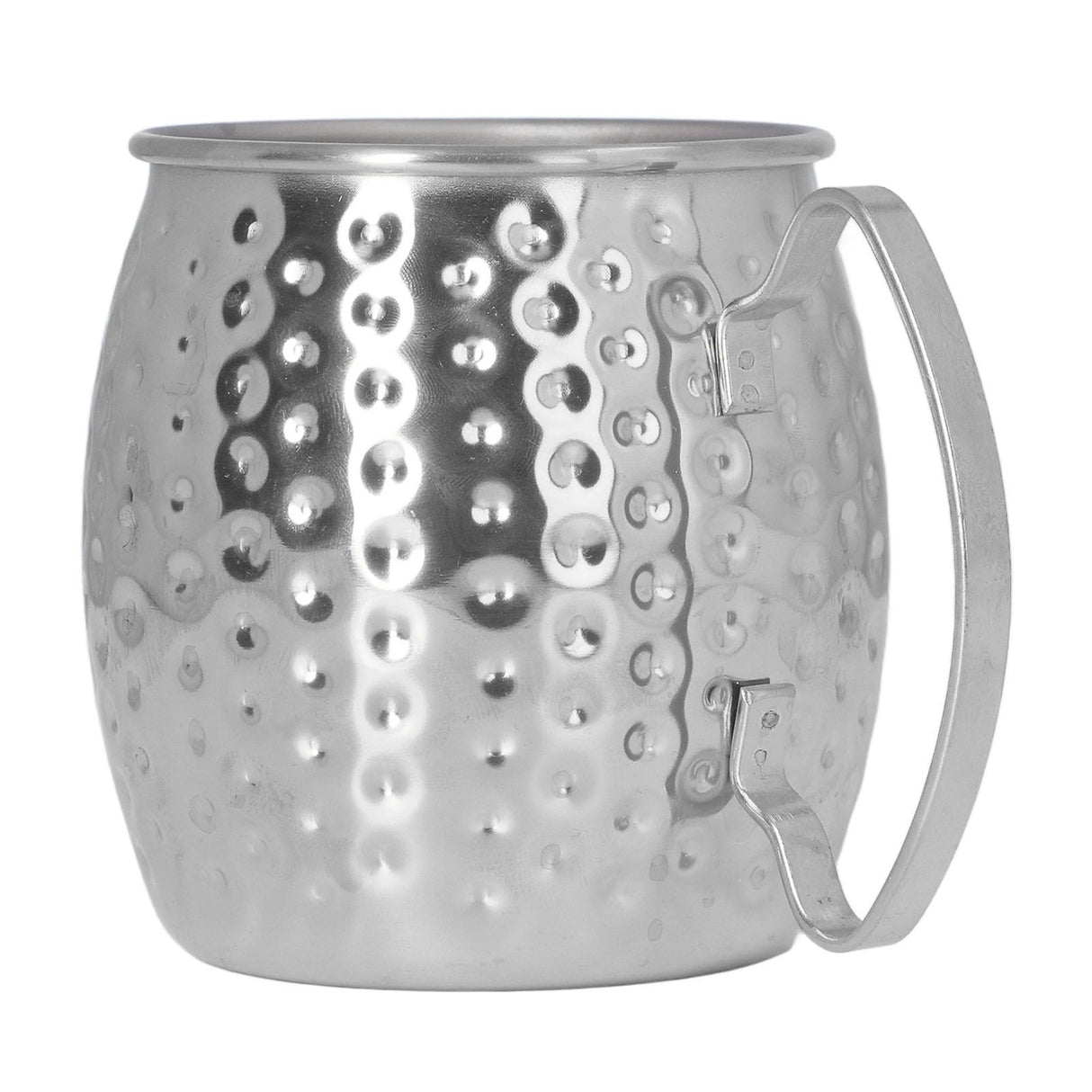 Moscow Mule Mug Exquisite 304 Stainless Steel 500ml Large Capacity Cocktail Mug for Bars Hotels Restaurants Silver