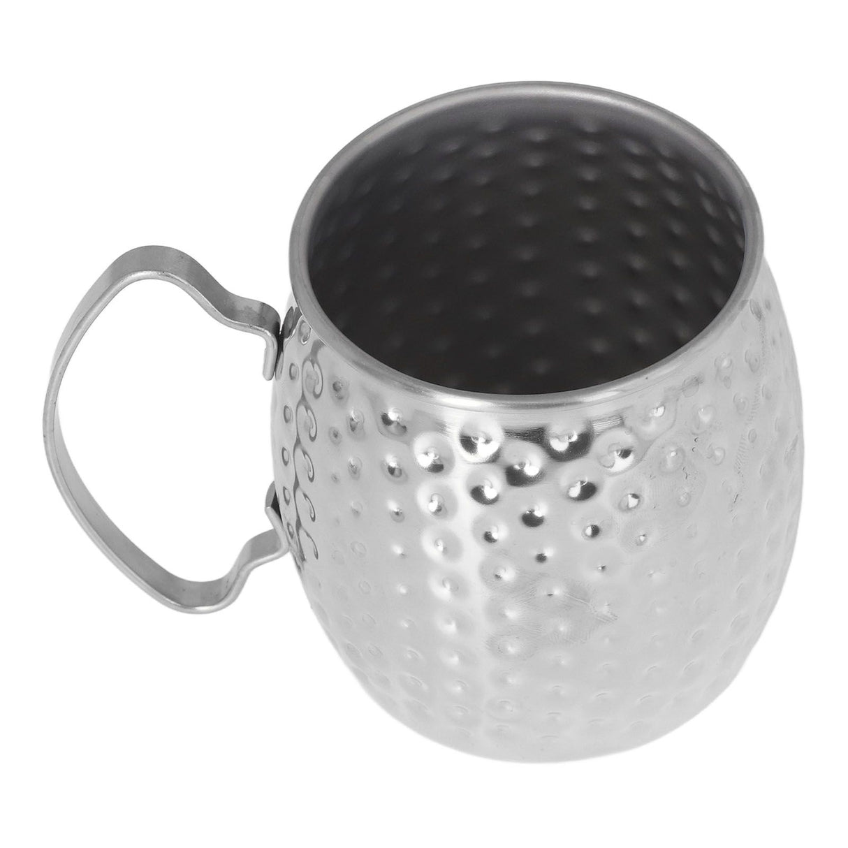 Moscow Mule Mug Exquisite 304 Stainless Steel 500ml Large Capacity Cocktail Mug for Bars Hotels Restaurants Silver