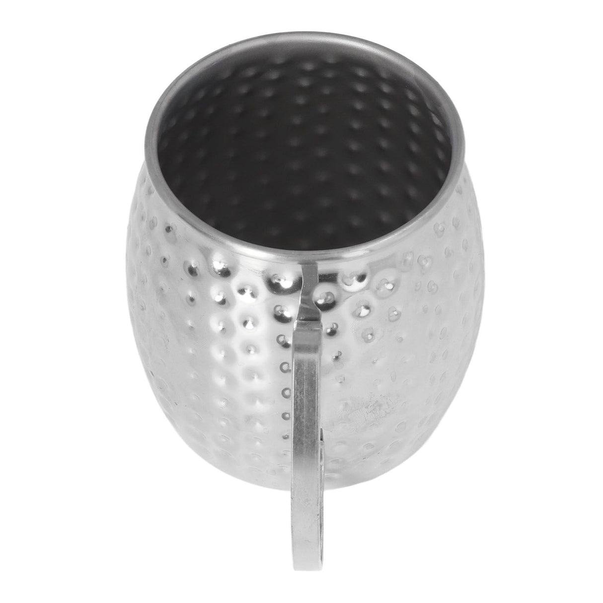 Moscow Mule Mug Exquisite 304 Stainless Steel 500ml Large Capacity Cocktail Mug for Bars Hotels Restaurants Silver