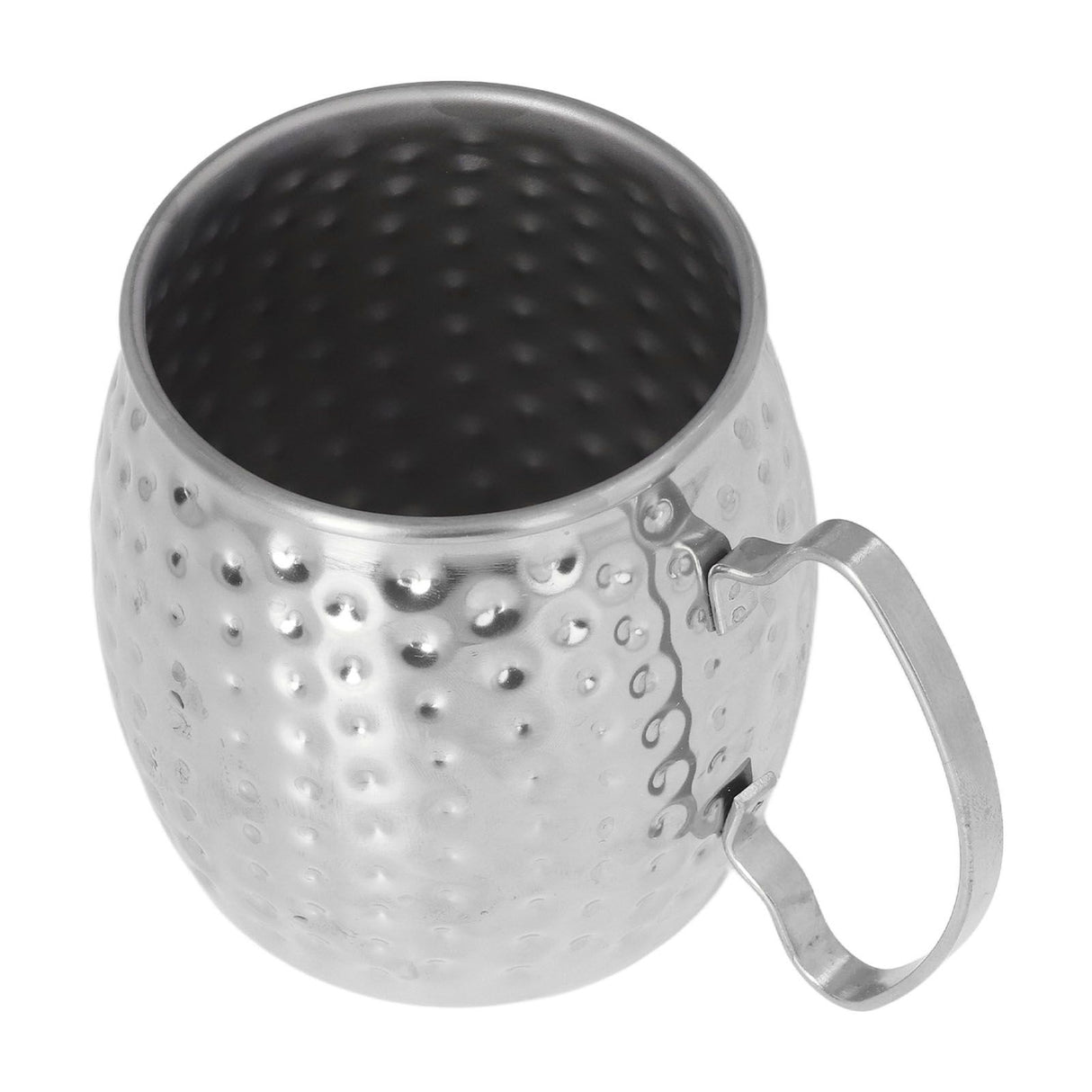 Moscow Mule Mug Exquisite 304 Stainless Steel 500ml Large Capacity Cocktail Mug for Bars Hotels Restaurants Silver