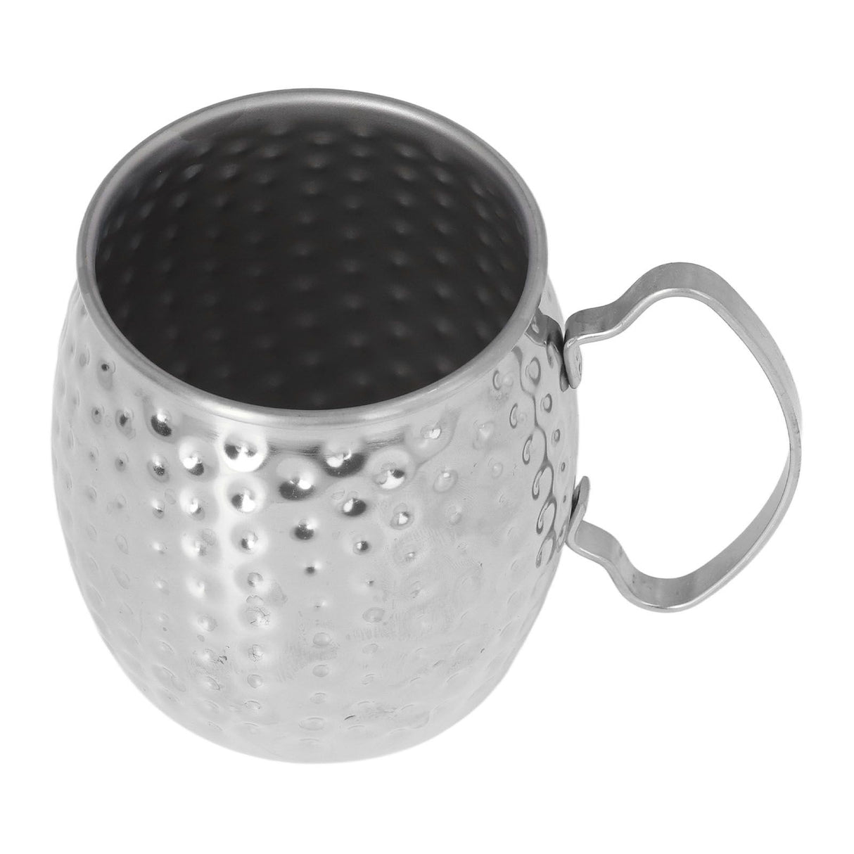 Moscow Mule Mug Exquisite 304 Stainless Steel 500ml Large Capacity Cocktail Mug for Bars Hotels Restaurants Silver
