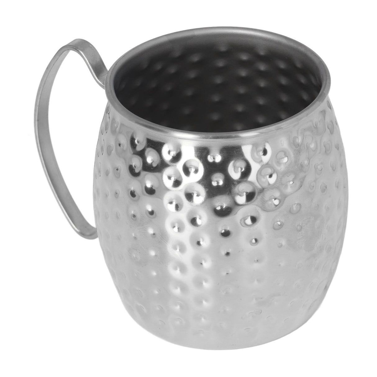 Moscow Mule Mug Exquisite 304 Stainless Steel 500ml Large Capacity Cocktail Mug for Bars Hotels Restaurants Silver